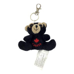 Canada Pull Zipper Plush Keychain Souvenir