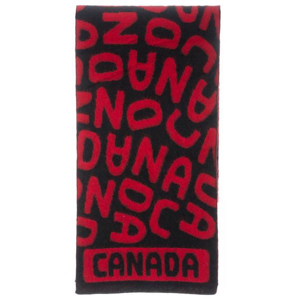 Canada RED/BLACK All Over Print Scarf