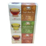 Canada True Maple Black Tea - Maple Green Tea - Maple Herbal Tea | 3 Pack Combo
