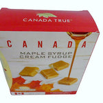Canada True Maple Cream Fudge ( 1 Box of 200g - 10 Individually Wrapped Creamy Fudged Squares ) Made of Canada's Pure Maple Syrup