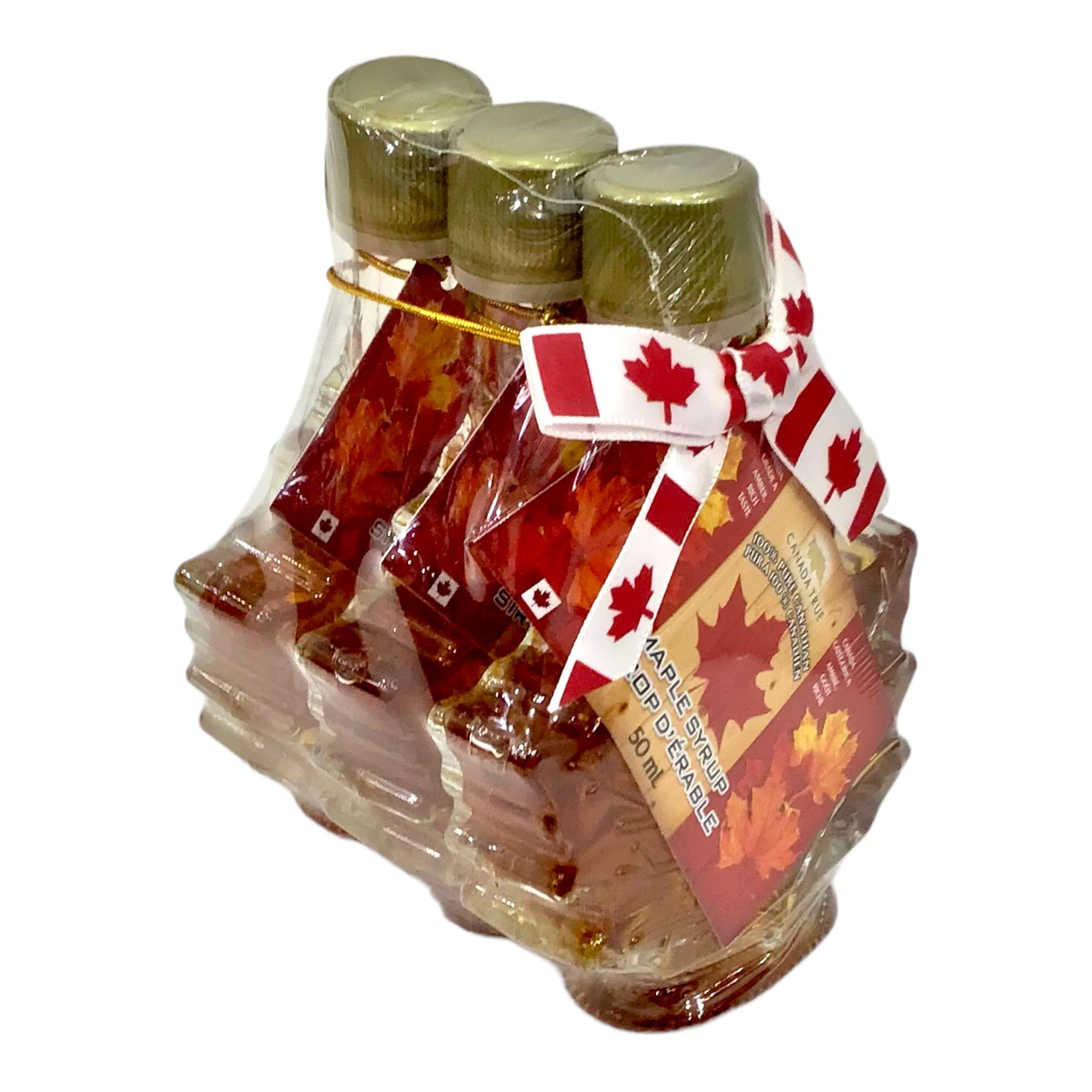 Maple Syrup Target Canada True Pure Canadian Grade A Maple Syrup 3 x 50ML Maple Leaf Shap