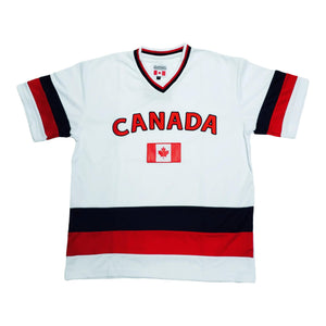 Canada White Jersey Top Unisex Adult Sport Clothing