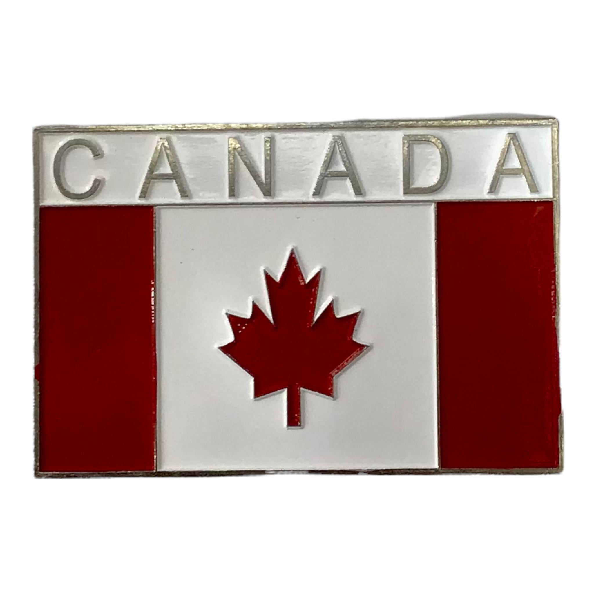 Canada flag magnet 2” x 3” Metal DieCast