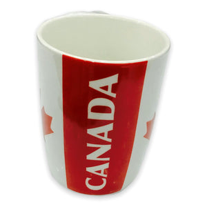 Canadian National Flag Themed Mug - Red and White 13oz Canada Ceramic Coffee Cup