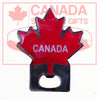 Canadian Red Maple Leaf Bottle Opener Fridge Magnet
