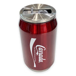 Double Wall Montreal Canada Stainless Steel Cola Can Shaped Sport 350 ML Water Bottle Vacuum Insulated Drinking Cup with Straw