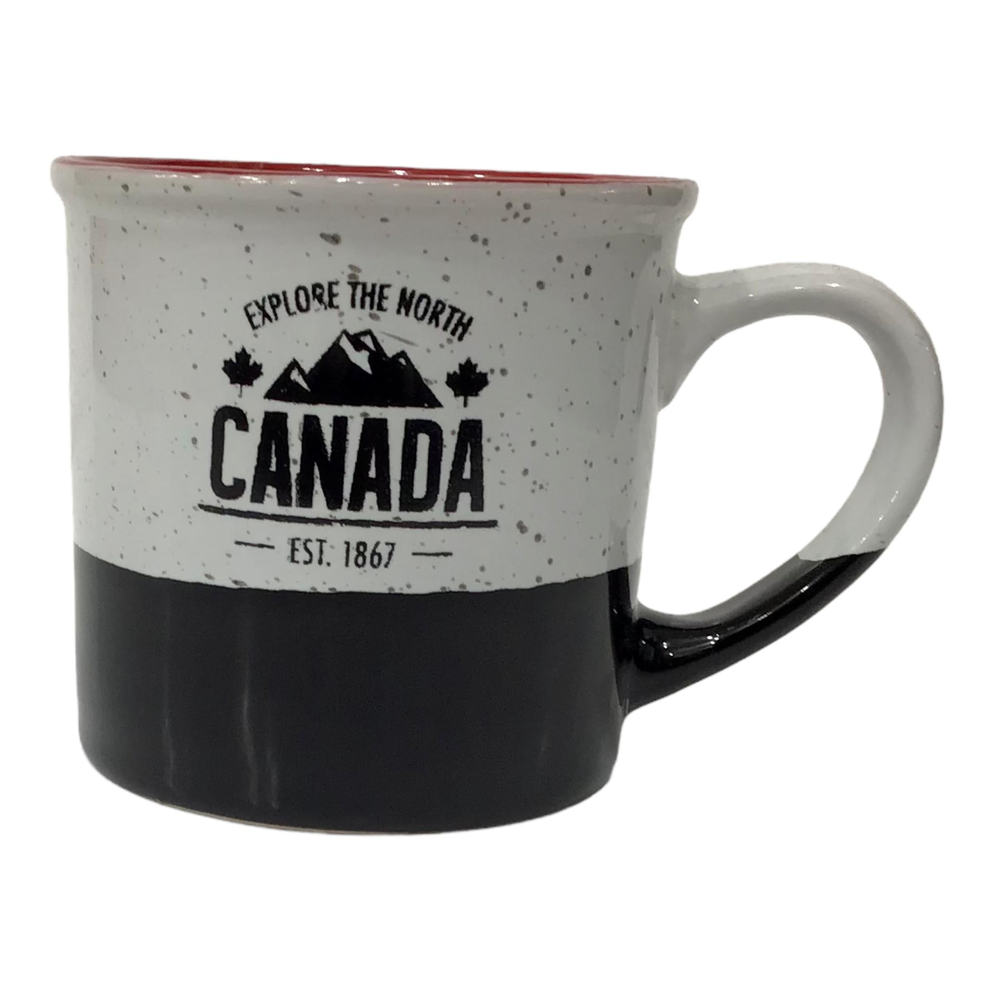 EXPLORER THE NORTH MUG - CANADA EST. 1867 COFFEE CUP