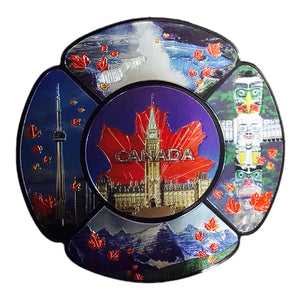 Fridge Magnet Canada famous scenic foil Aimant Souvenir