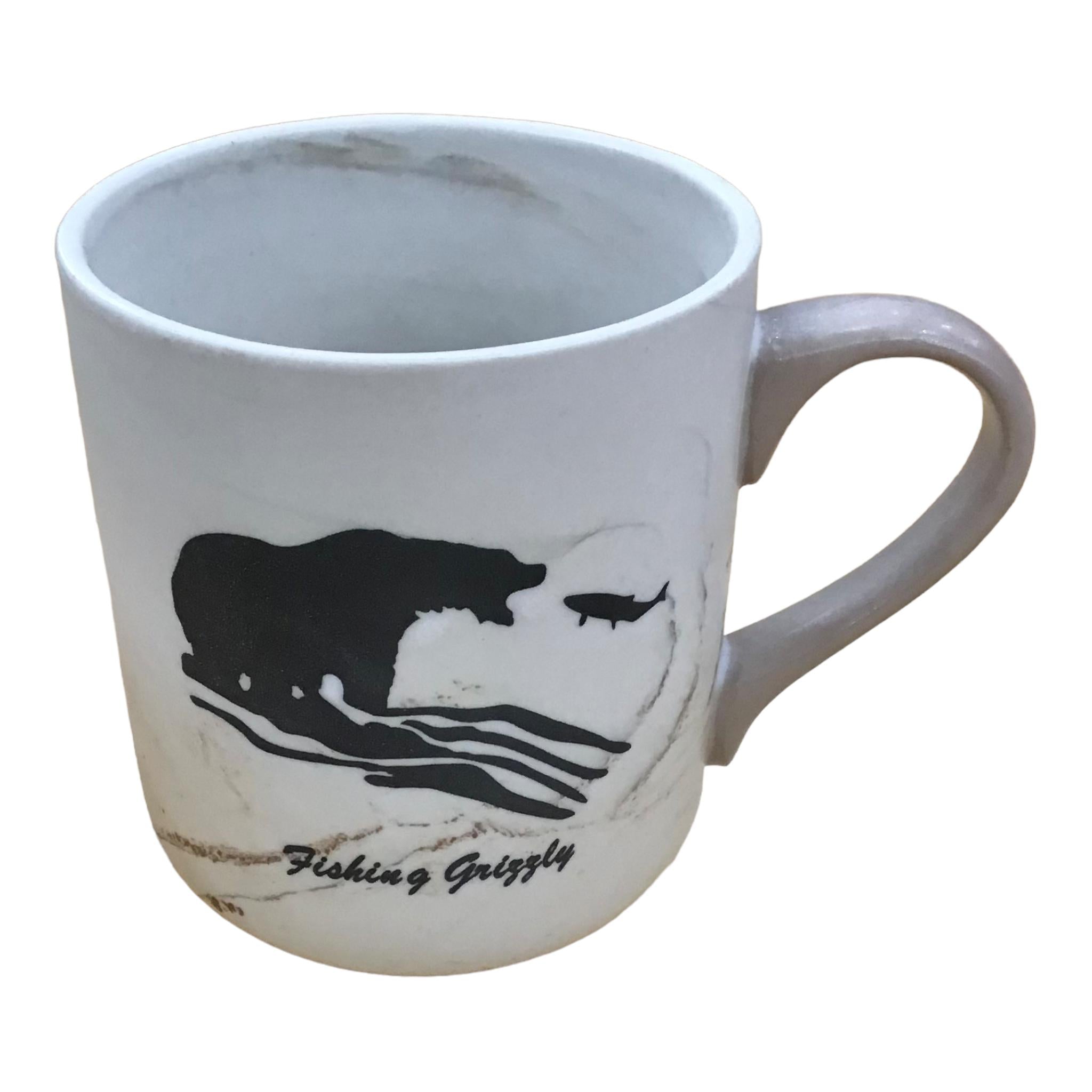 bear marble souvenir mug