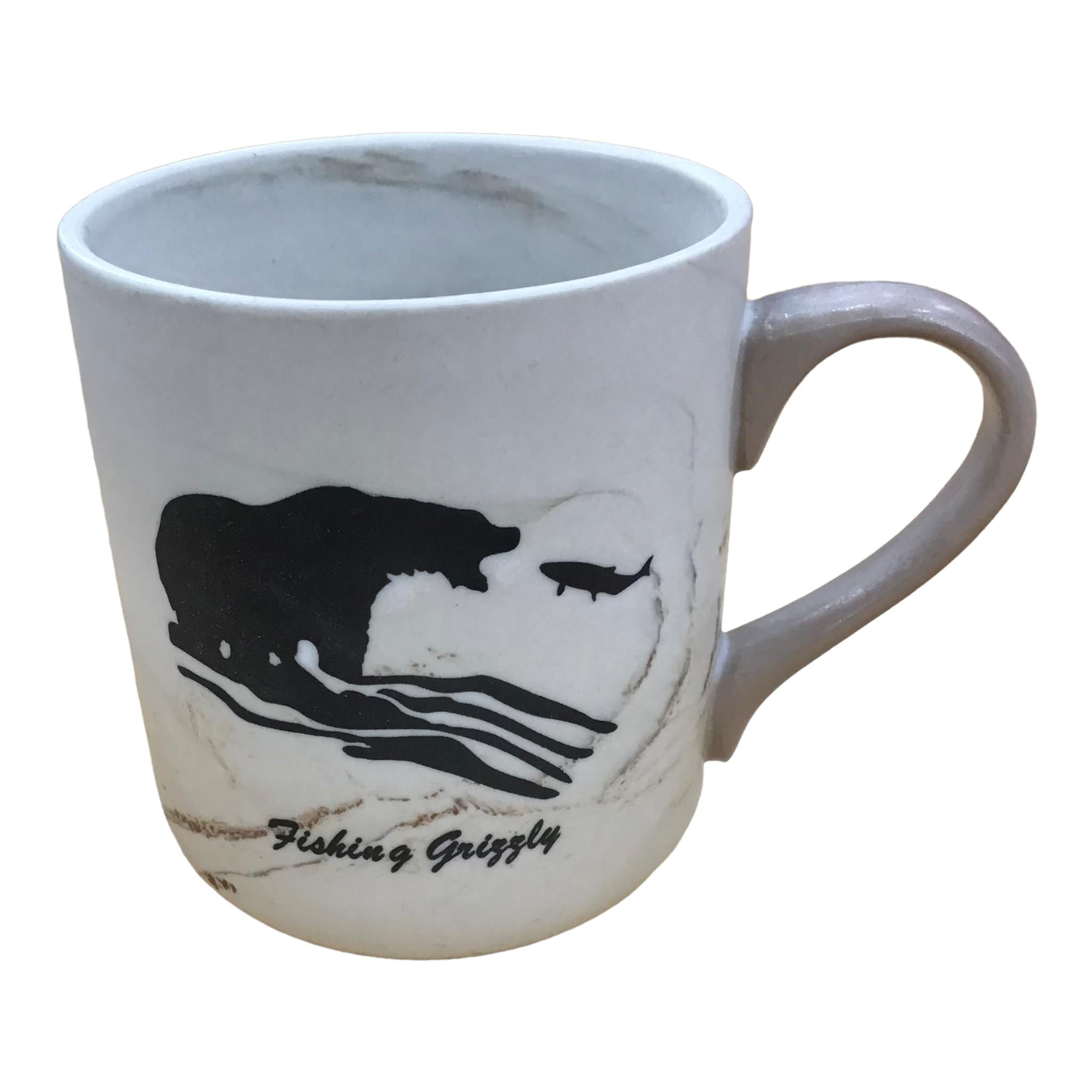 fishing grizzly souvenir mugs,