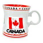 I ❤️ Canada Flag & Map of Canada Ceramic Coffee Mug | Cider, Hot Chocolate, Tea Cup for Camping, Traveling | Perfect Gift for Your Loved one