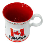 I ❤️ Canada Flag & Map of Canada Ceramic Coffee Mug | Cider, Hot Chocolate, Tea Cup for Camping, Traveling | Perfect Gift for Your Loved one
