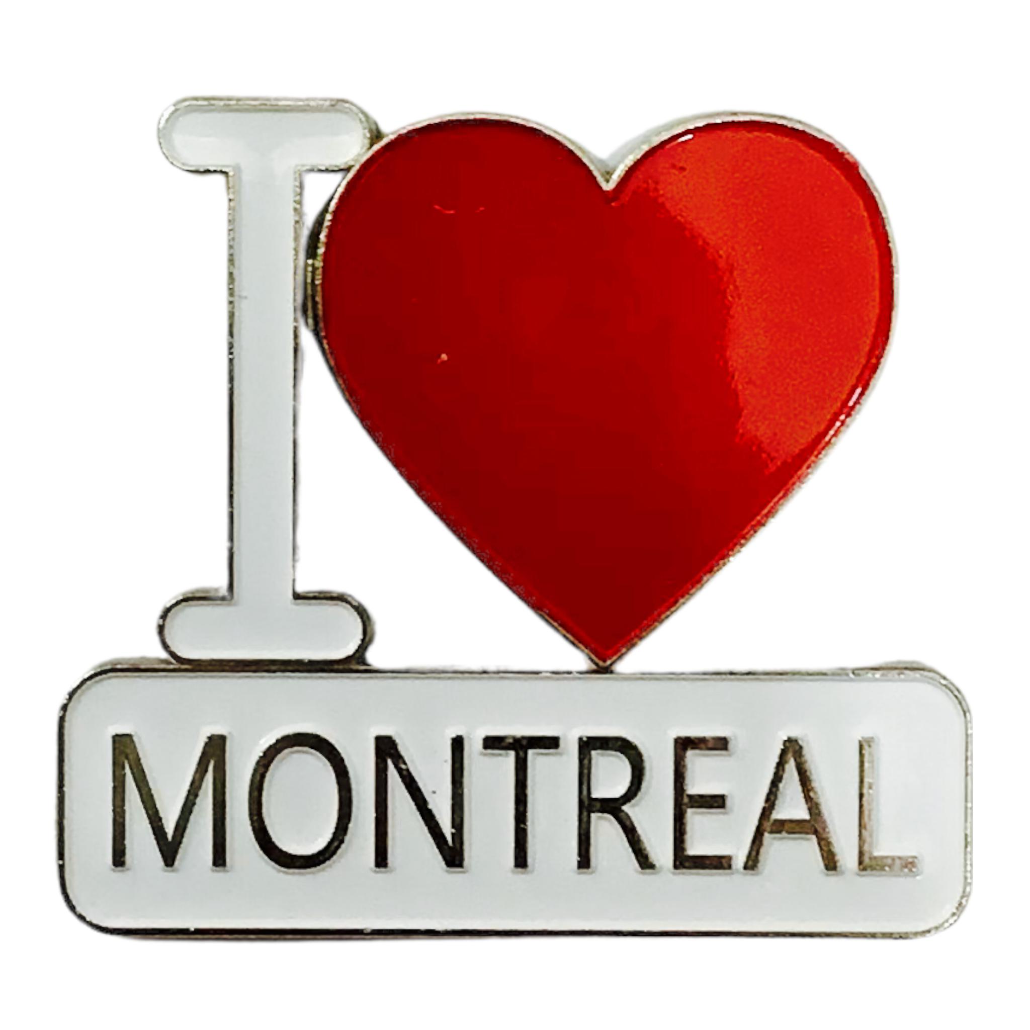 I ❤️ Montreal Magnet Metal DieCast I Love Montreal