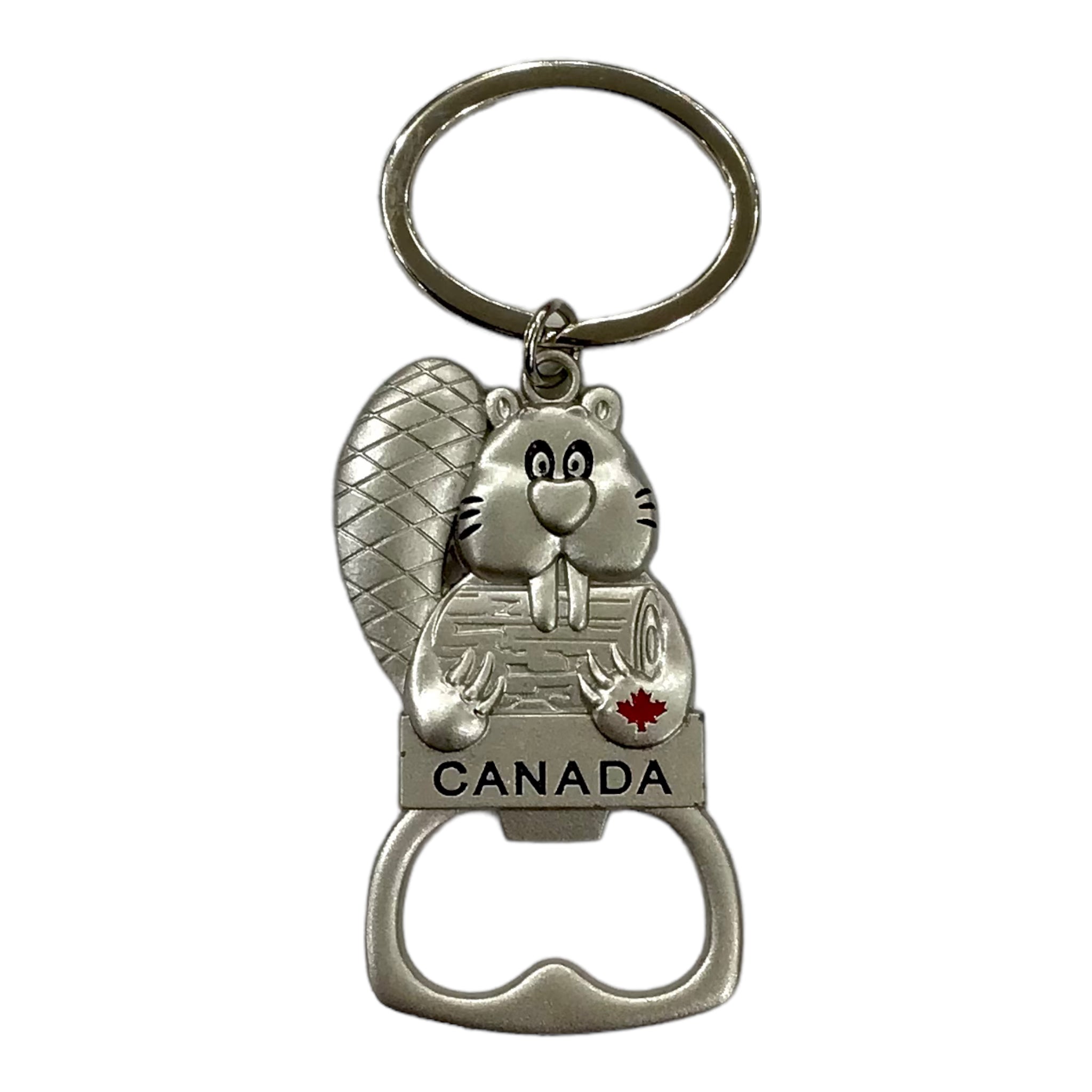 Keychain Canada Beaver Bottle Opener Souvenir