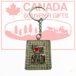 Keychain - With Love From Canada Key Holder - Charming Key Rind | Cadeau Souvenir Montreal