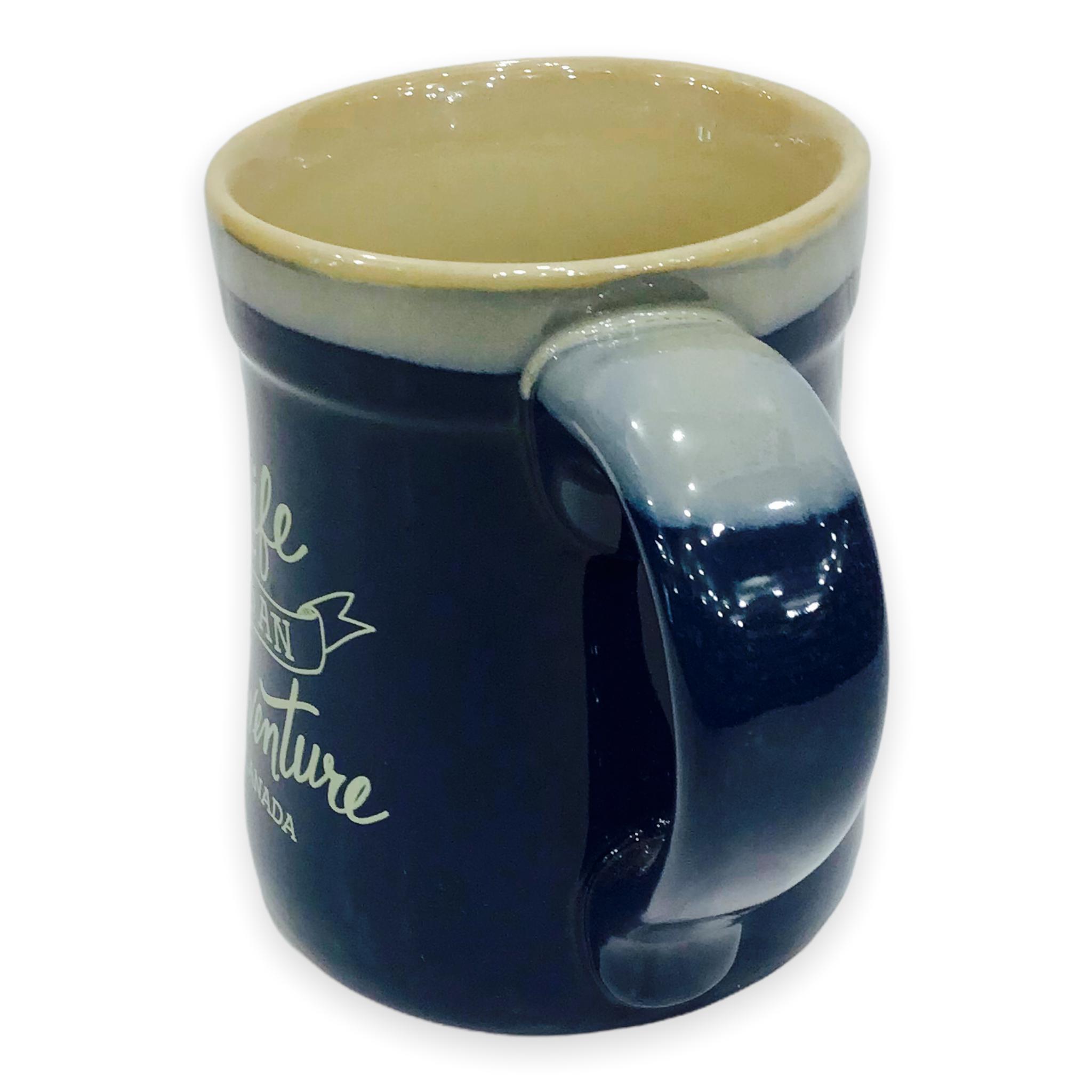 Life is an Adventure Canada 18oz Ceramic Coffee Cup | Ceramic Novelty Coffee Mug | Unique Coffee Mug | Large Coffee Mug | Jumbo Coffee Mug | Souvenir Coffee Mug (Life Adventure)