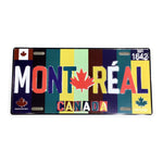 MONTRÉAL CANADA Customized Quebec Car Plaque Size Novelty Souvenir Gift Plate Multi-Colours