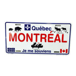 MONTRÉAL Customized Quebec Car Plaque Size Novelty Souvenir Gift Plate