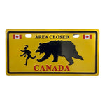 Magnet Canada Moose X-ING - Canada Area Closed Bear Chase- Discover Canada Moose Bear Beaver- Bear X-ING