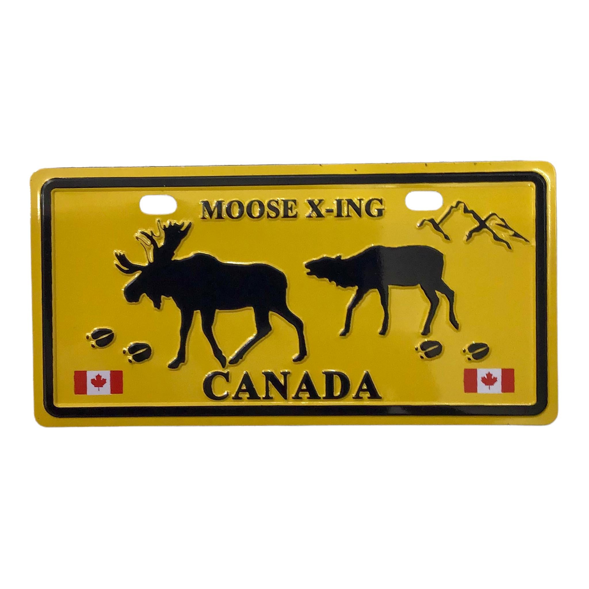 Magnete Frigorifero 3D Alce Canada: Souvenir Artigianale In Resina Per Decorazione Casa (8x9 Cm)