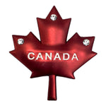 Maple leaf embossed Canada magnet