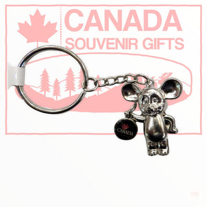 Metal Diecast Keychain - Canada Beaver Key Ring