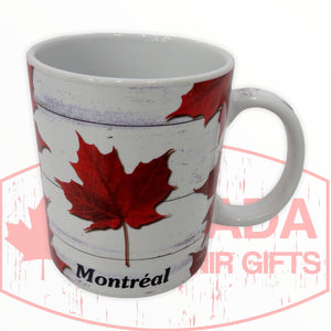 Montreal Best Coffee Mug Canada Canadian Maple Leaf Novelty Cup Great Gift Idea For Men Women