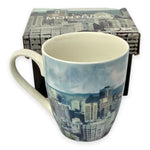 Montreal City Skyline Coffee Mug with Matching Gift Box 15oz Ceramic Mug | Travel Mugs and Coffee Cup
