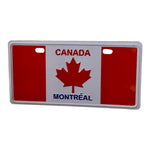 Montreal Fridge Magnet | Canada Flag License Plate Design 4”x2”