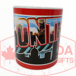 Montreal Red Maple Leaf Mug - Canadian Colorful Scenes Coffee Cup