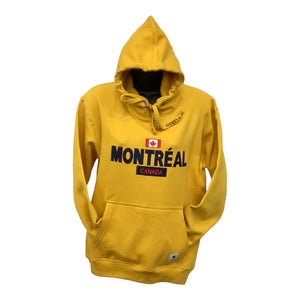 Montreal Relax anytime, anywhere in the Half Dome Hoodie from Canada Souvenir Collection Embroidery Men and Women Unisex Sweatshirt