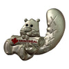 Montreal beaver fridge magnet magnet silver tone