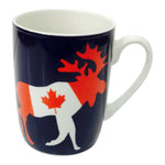 Mug Canadian Flag Moose Coffee Cup 13oz