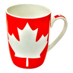 Mug Canadian Maple Leaf Red and White Coffee Cup 13oz