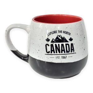 Mug Explore The North Canada Est. 1867 Cup 14oz Red White and Black