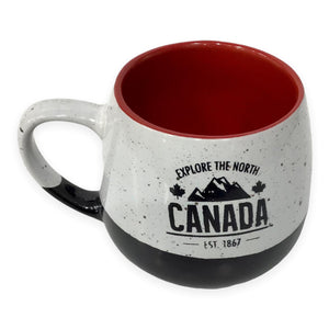Mug Explore The North Canada Est. 1867 Cup 14oz Red White and Black