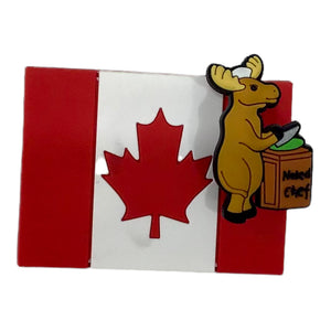 Naked Chef Moose Canada Magnet