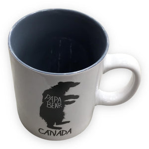 PAPA BEAR COFFEE MUG - 18 OZ CERAMIC COFFEE CUP CANADA PAPA BEAR