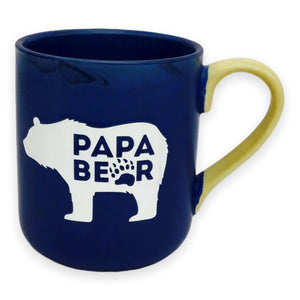 Papa Bear Coffee Mug, 18oz – Ceramic Coffee Mug with Papa Bear Needs a Coffee Quote – This Mug for Dad Makes a Great Gift – Features Cute Bear Shape
