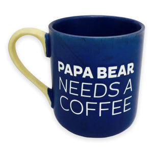 Papa Bear Coffee Mug, 18oz – Ceramic Coffee Mug with Papa Bear Needs a