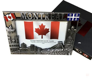 Picture Frame Montreal - Canada Vintage Metal Photo Frame Souvenir Gift