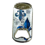 Quebec Bottle Opener - Fleur de Lys Cane Shaped Magnet