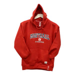 Red Montreal Relax anytime, anywhere in the Half Dome Hoodie from Canada Souvenir Collection Embroidery Men and Women Unisex Sweatshirt