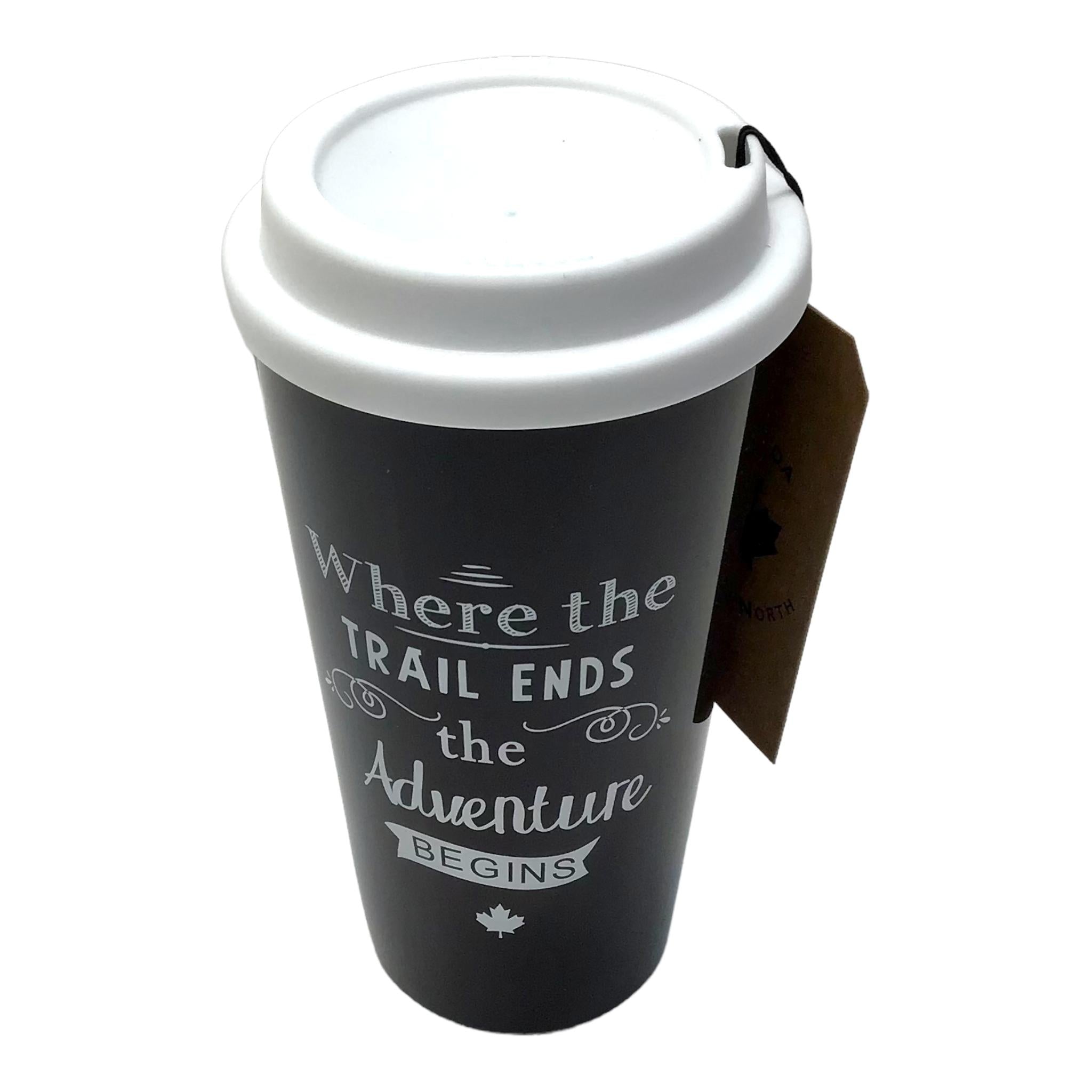 Take It to Go with Lids Reusable Plastic Canada Travel Cups Mugs, Hot Cold Drinks