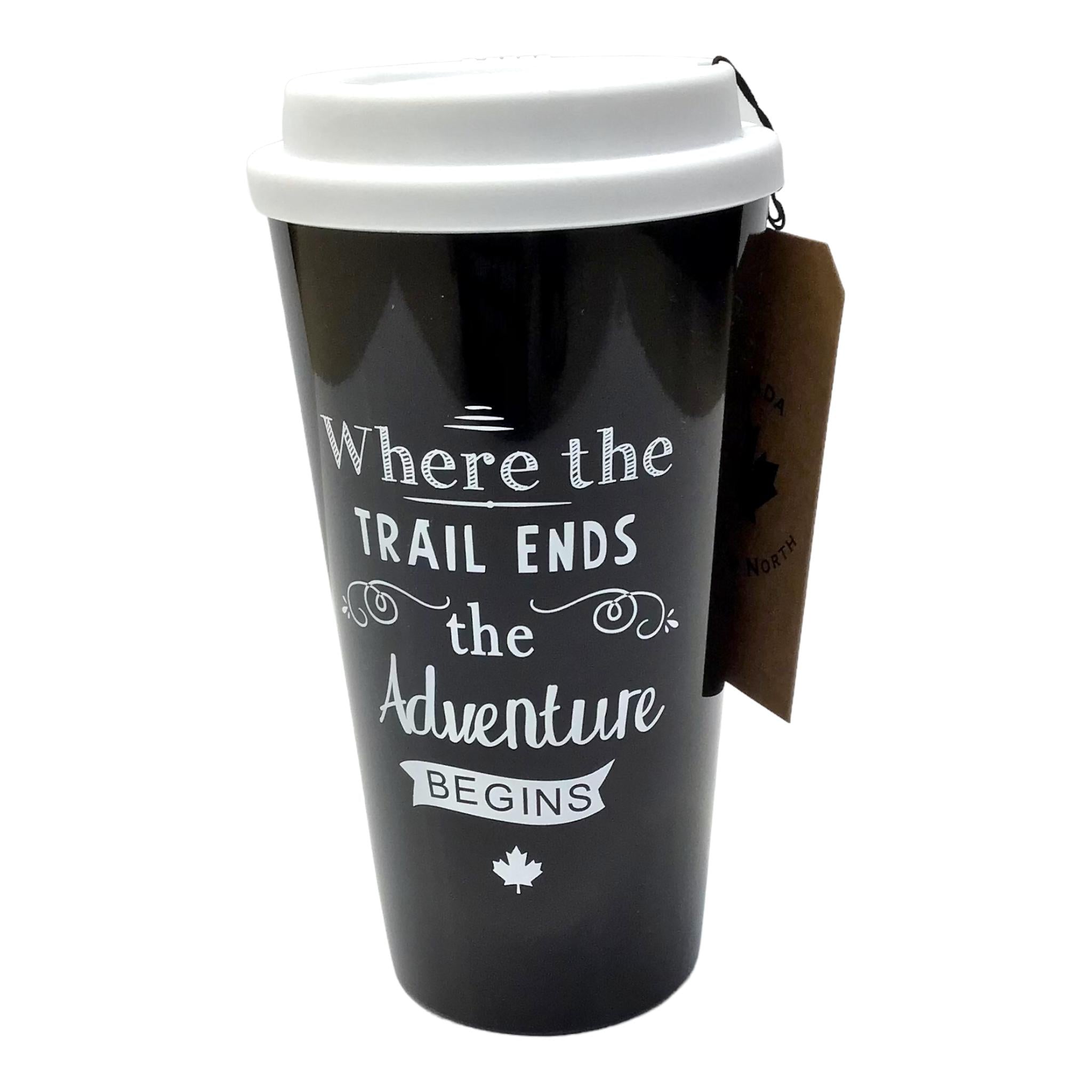 Take It to Go with Lids Reusable Plastic Canada Travel Cups Mugs, Hot Cold Drinks
