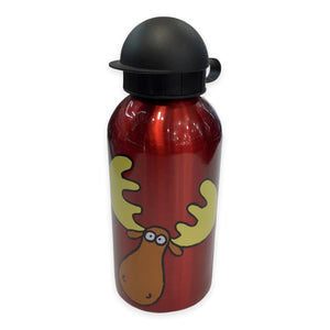 Water Bottle Goofy Moose 500ml - Stainless Steel Flask For Kids Leak Proof Lightweight Eco Friendly