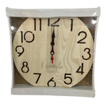Wood Wall Clock Canada Engraving 11”D